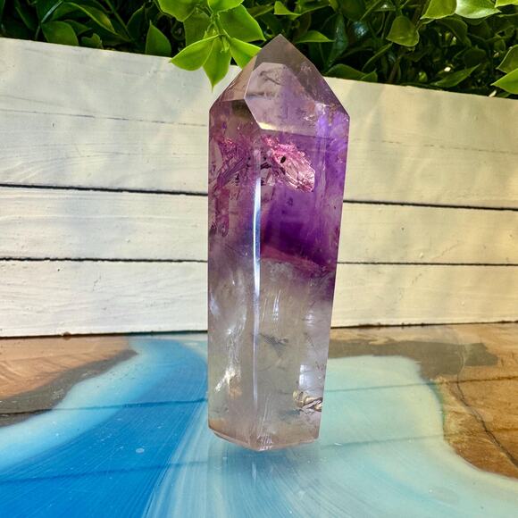 Brazilian Amethyst Polished Tower – 92 mm - Picture 3 of 3